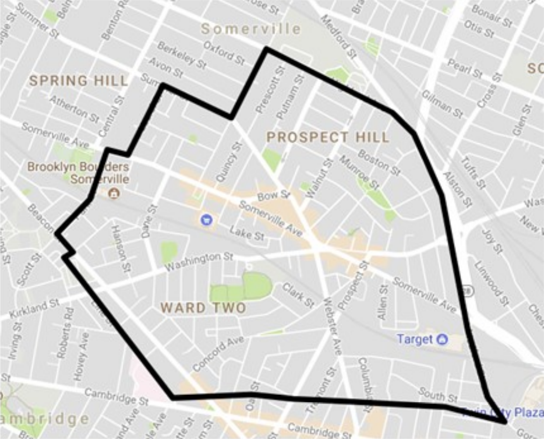 union square neighborhood boundaries map